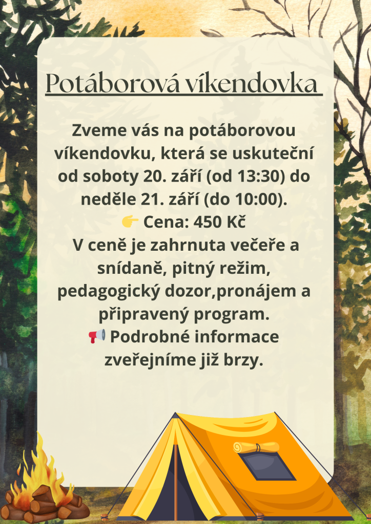 Potáborová víkendovka Olympia