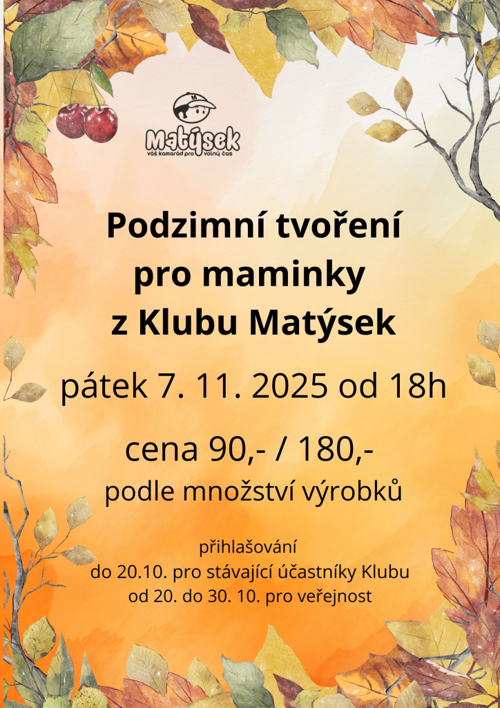 Tvoření pro maminky z Klubu Matýsek