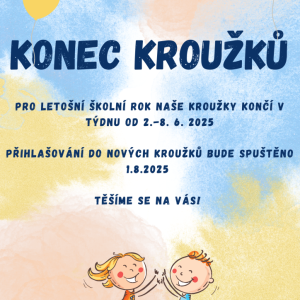 Konec kroužků pro školní rok 2024/2025