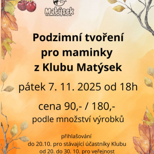 Tvoření pro maminky z Klubu Matýsek
